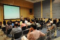 Prof. Shiu Ling Po and audience